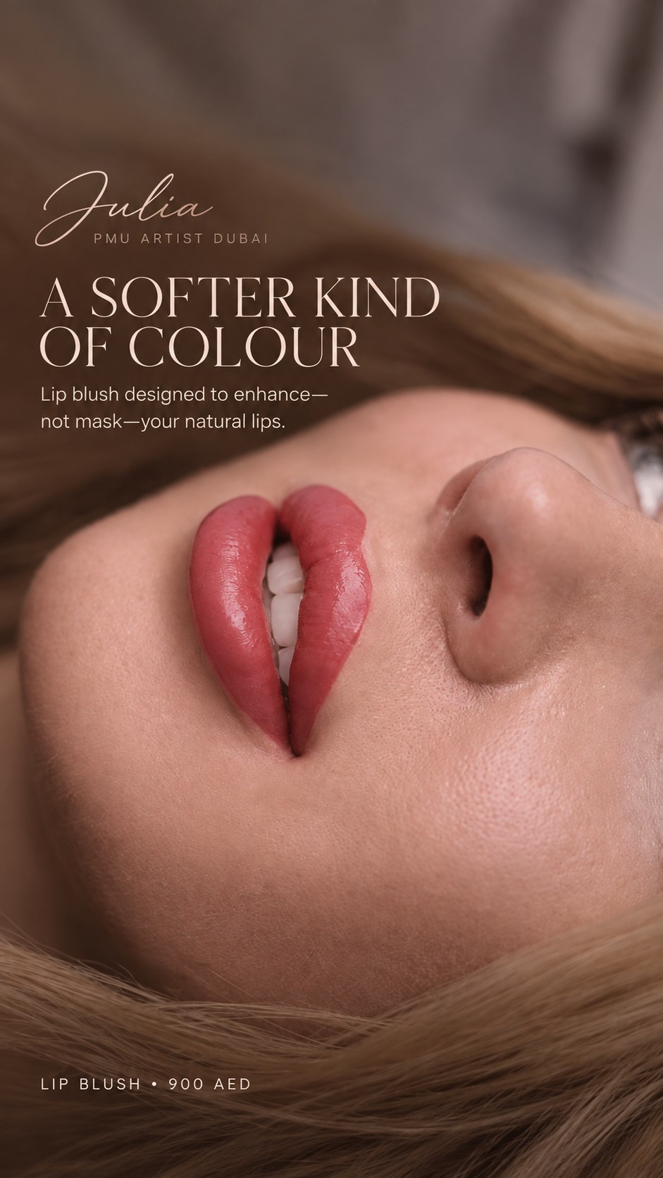 A softer kind of colour — lip blush
